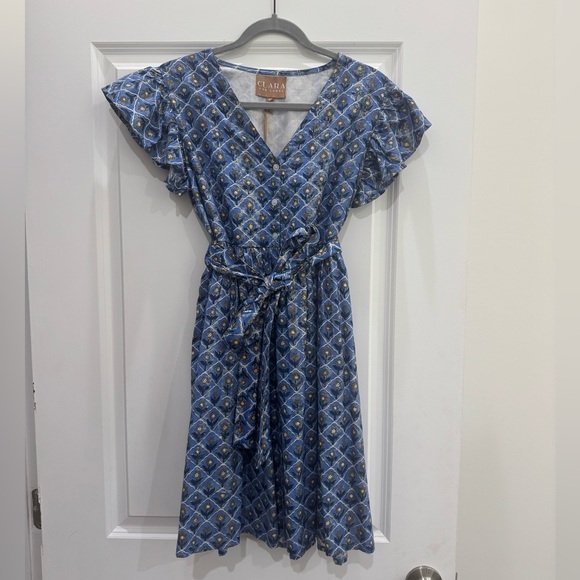 CLARA THE LABEL Blue Dress - Picture 1 of 4